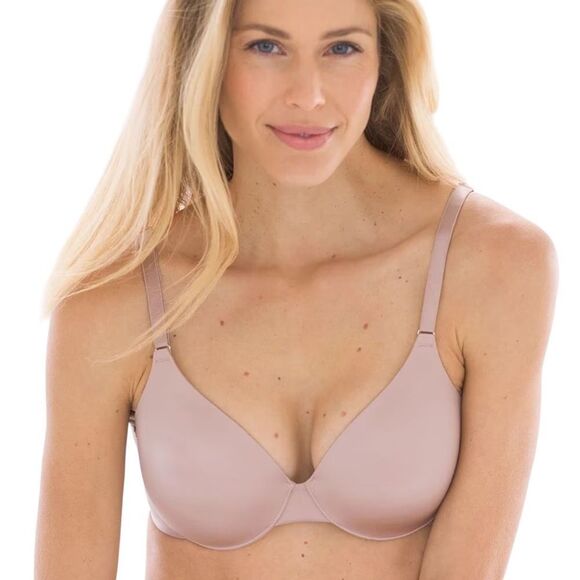 Soma Vanishing Back full coverage bra in dusty rose pink size 34DD - Picture 1 of 7